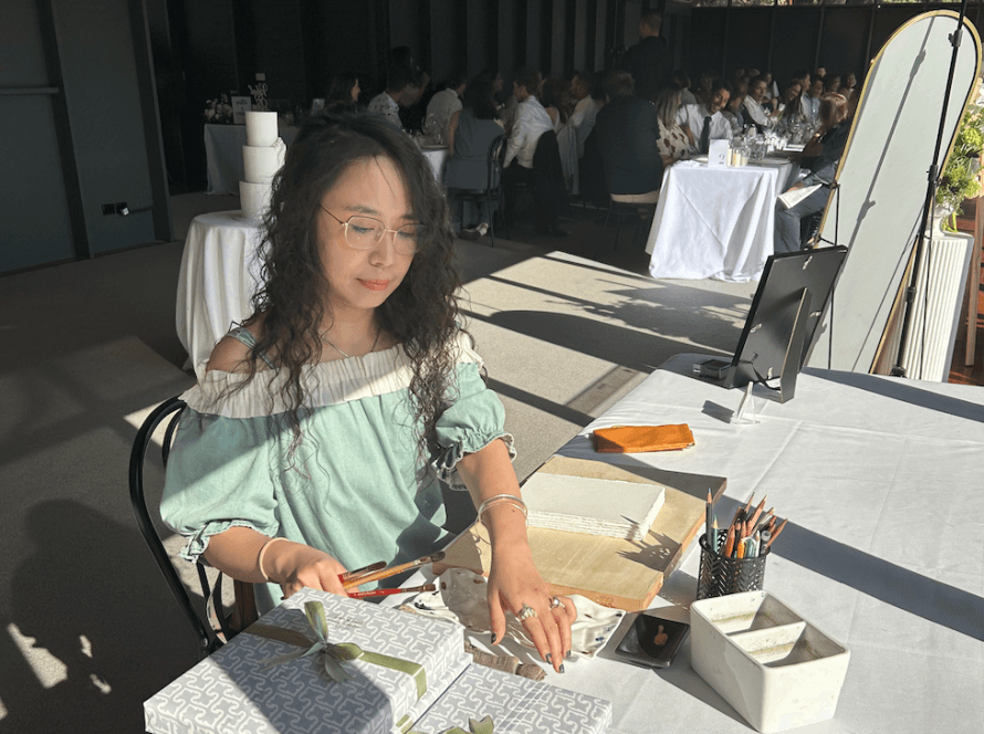 Risa Wedding Live Painting gallery image 1