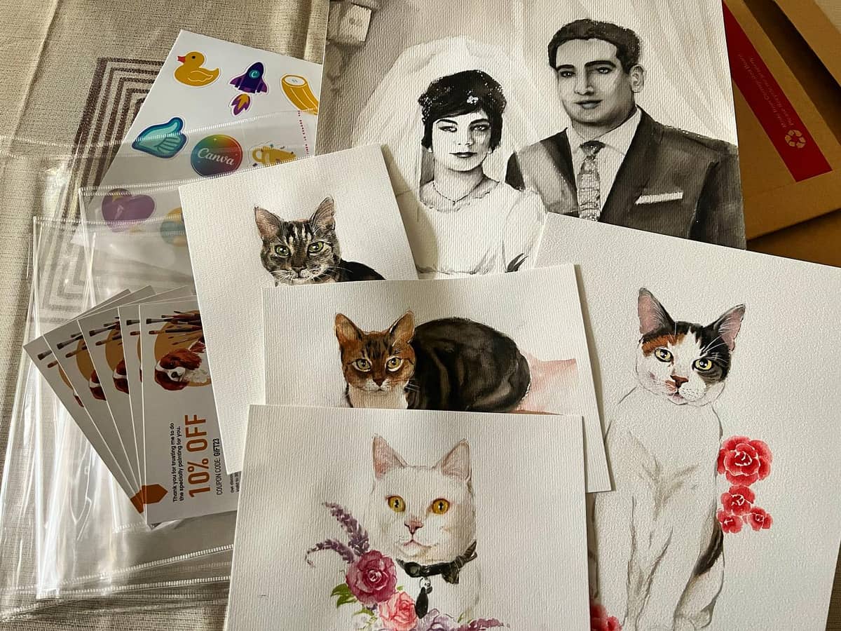 Risa Wedding Live Painting gallery image 3
