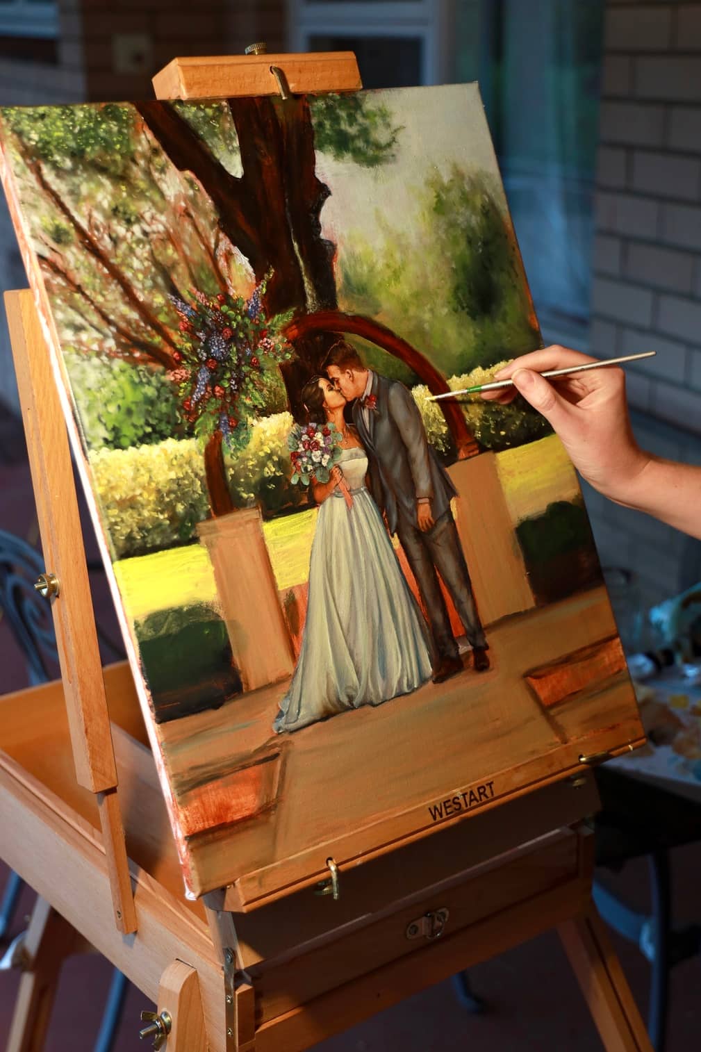 Hannah Hotinski | Live Wedding Painter - Image 4