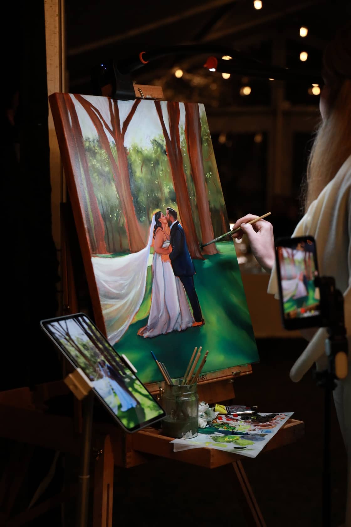Hannah Hotinski | Live Wedding Painter - Image 6
