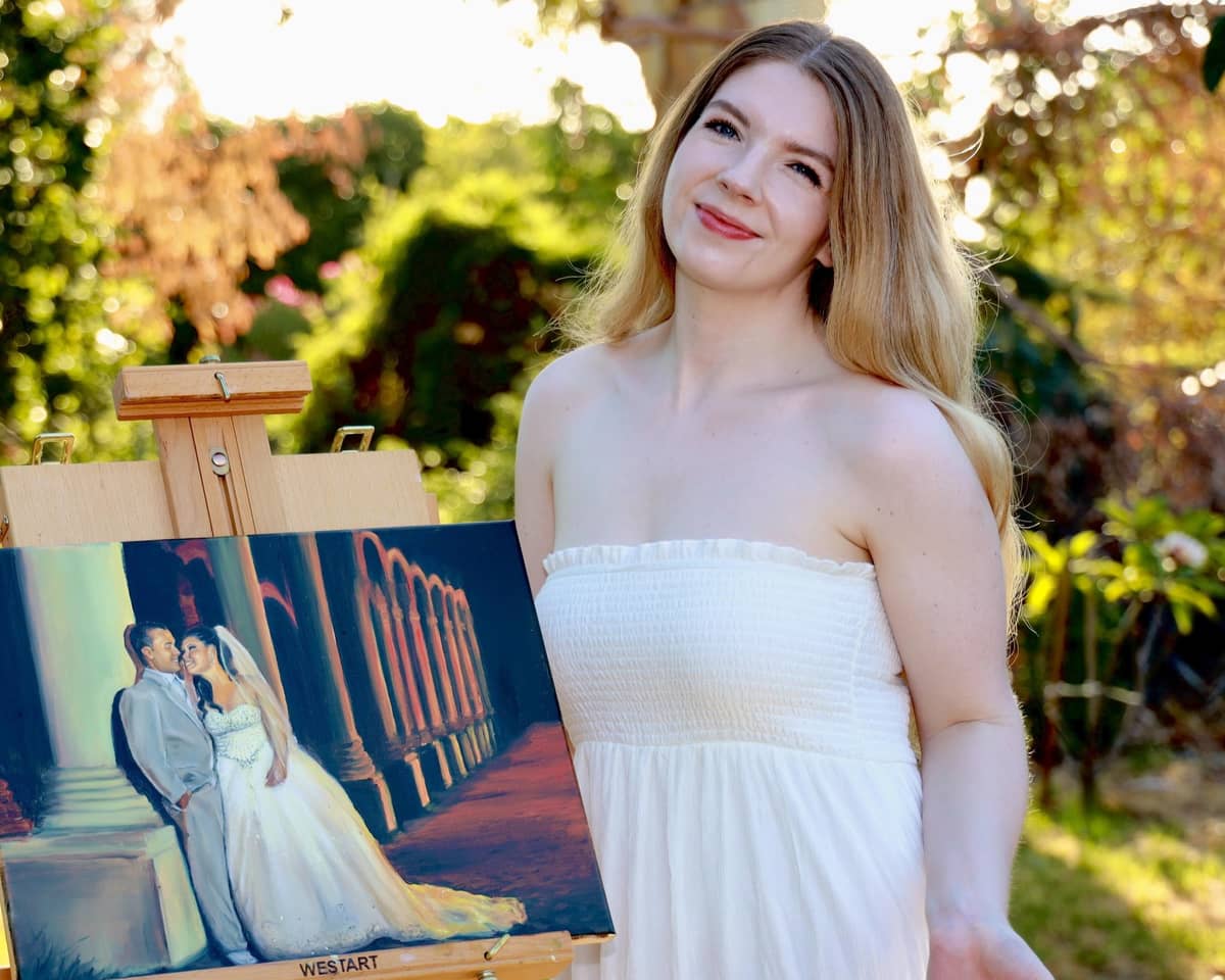 Hannah Hotinski | Live Wedding Painter - Image 7