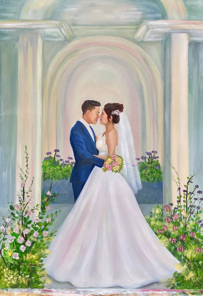 AJ Wedding Paintings - Image 8