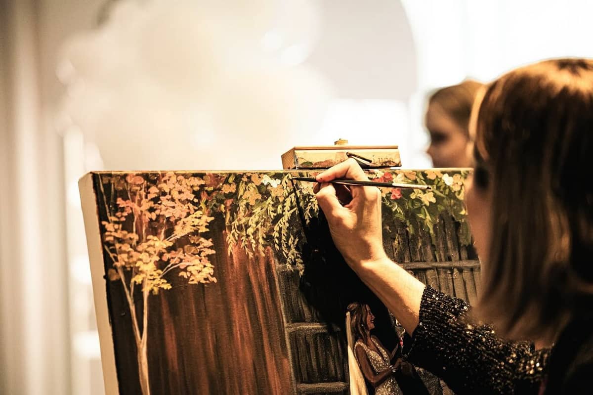 Live Wedding Painting - Image 4