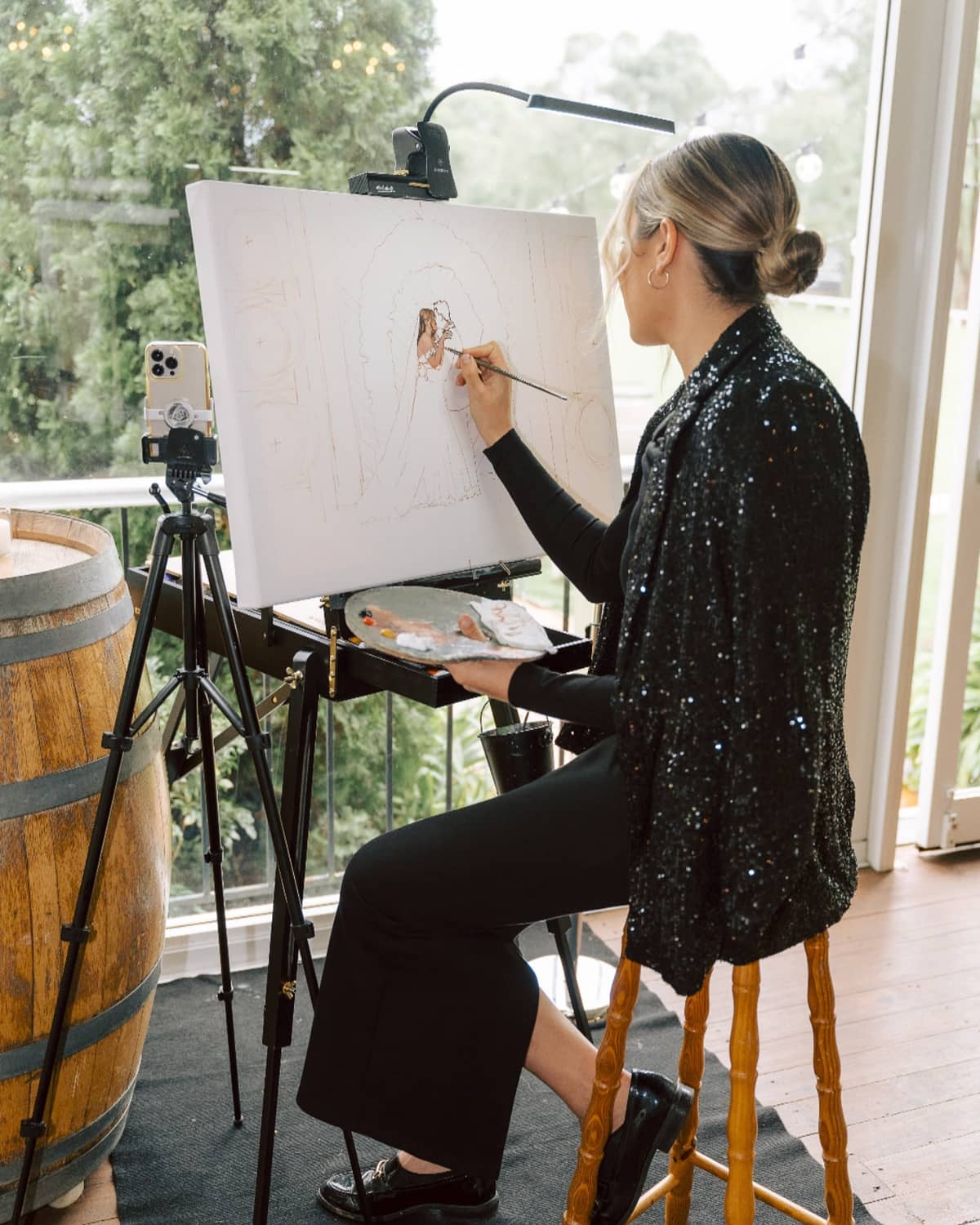 Live Wedding Painting - Image 5