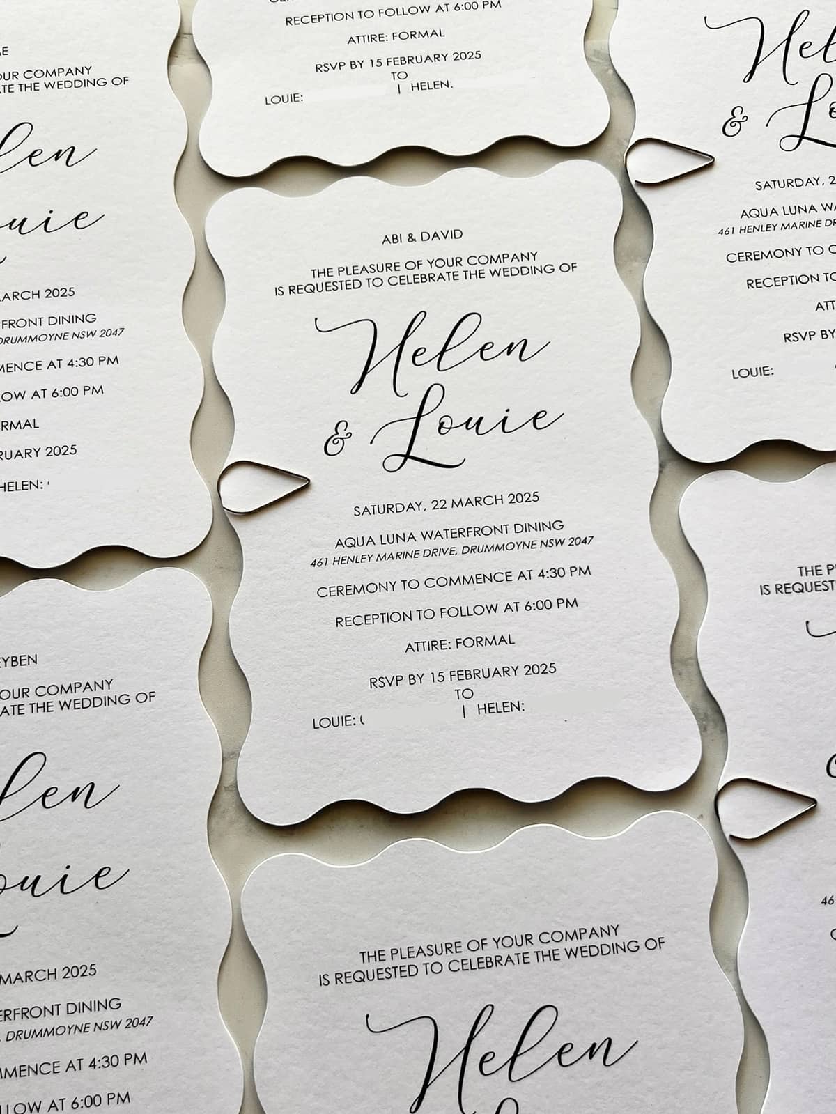 White Cherry Invitations - Image 5