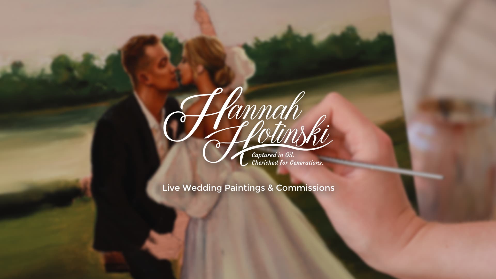 Hannah Hotinski | Live Wedding Painter wedding vendor