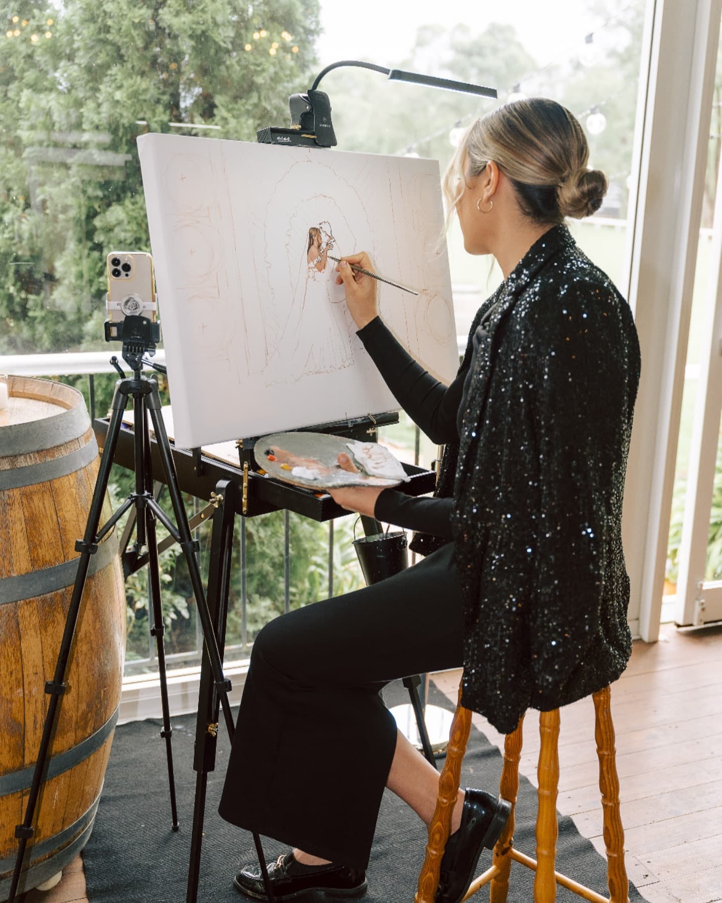 Live Wedding Painting - Image 5